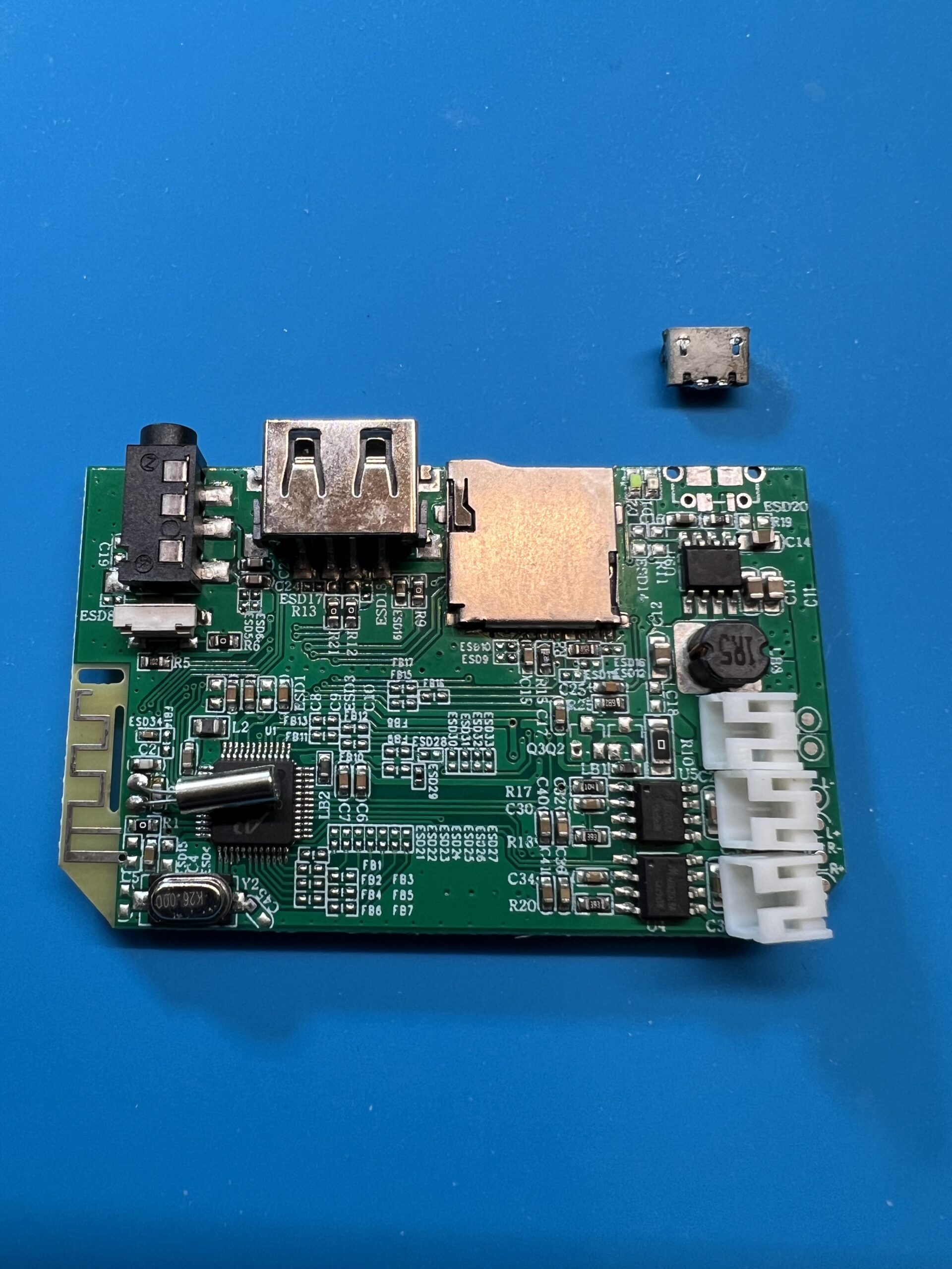Port micro usb déssoudé